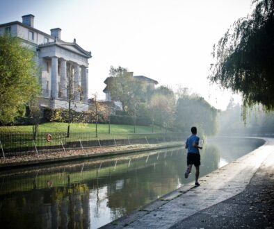 man runner running fitness canal 4800810